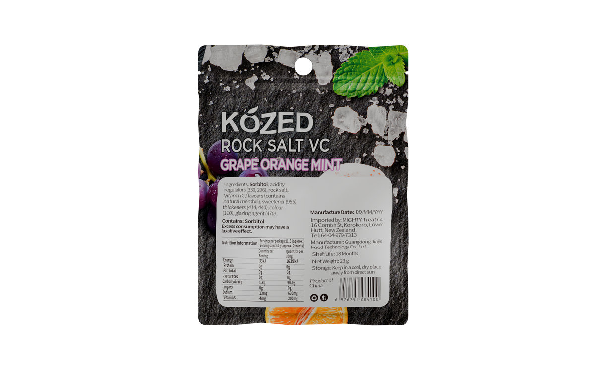 KOZED - Rock Salt Mints - Grape Orange