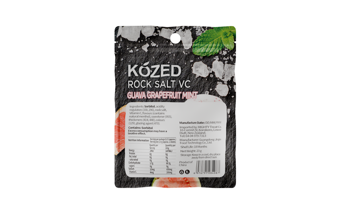 KOZED - Rock Salt Mints - Guava Grapefuit