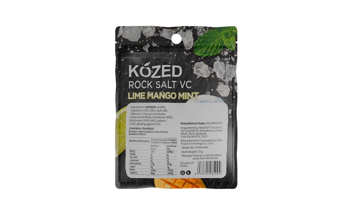KOZED - Rock Salt Mints - Lime Mango